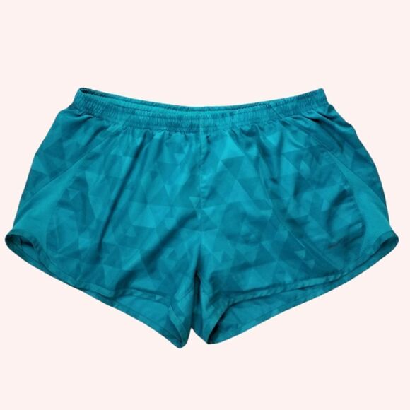 Nike Pants - Nike Running Shorts Blue Green Aqua Women's Training and Workout Size L